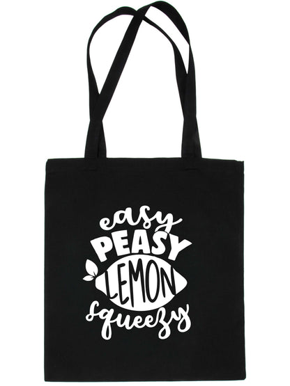 Easy Peasy Lemon Squeezy Funny Ladies Kitchen Reusable Shopping Tote Bag