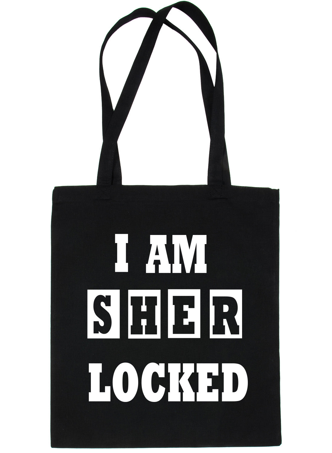 Sher-Locked Sherlock Holmes Shopping Tote Bag