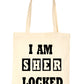 Sher-Locked Sherlock Holmes Shopping Tote Bag