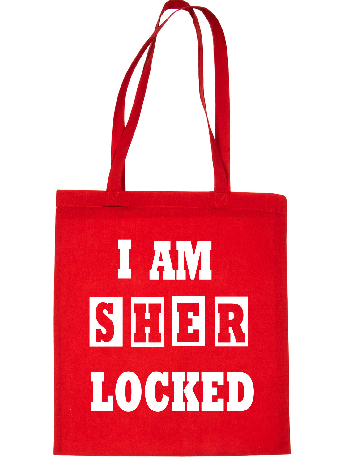 Sher-Locked Sherlock Holmes Shopping Tote Bag