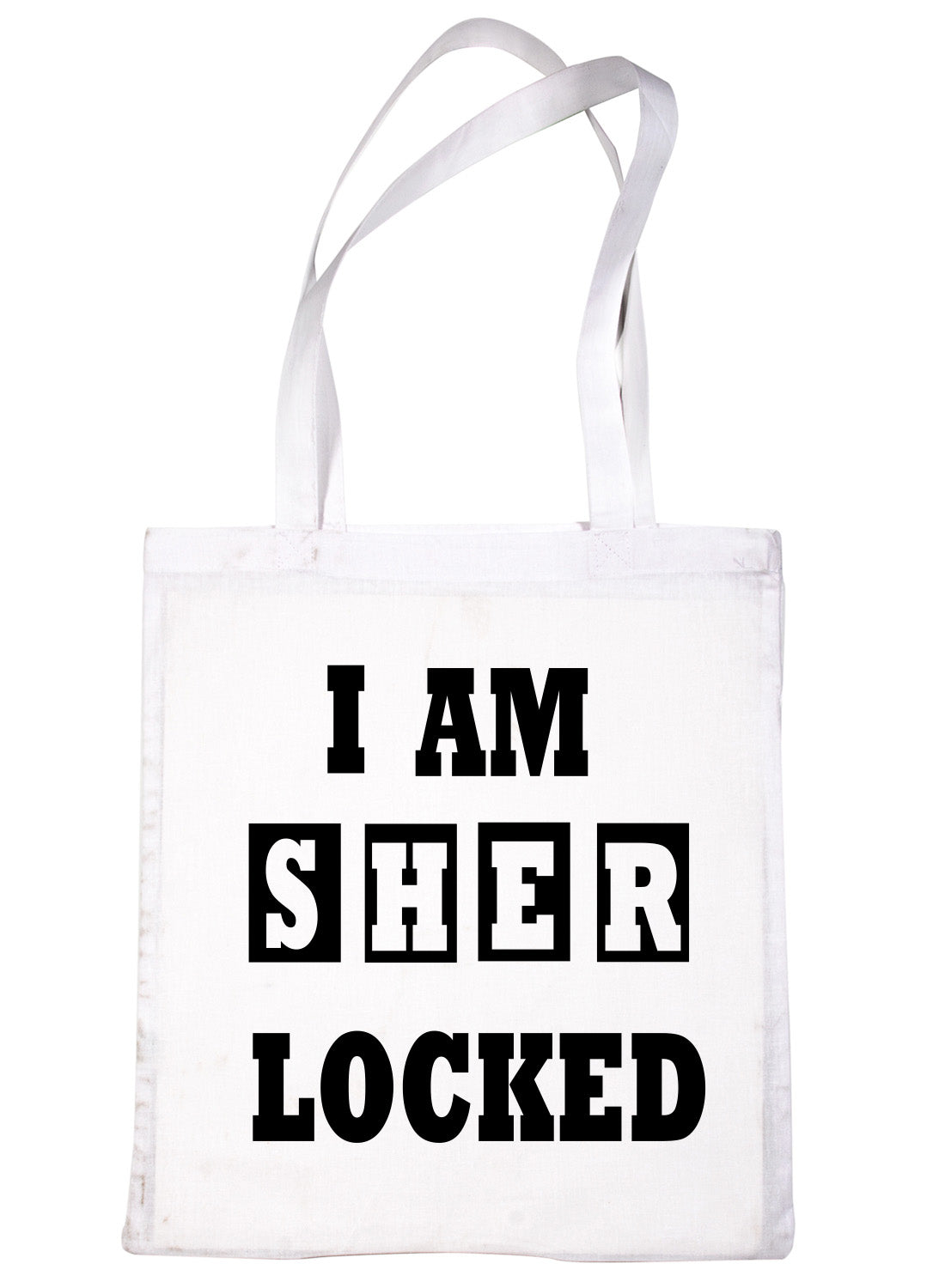 Sher-Locked Sherlock Holmes Shopping Tote Bag