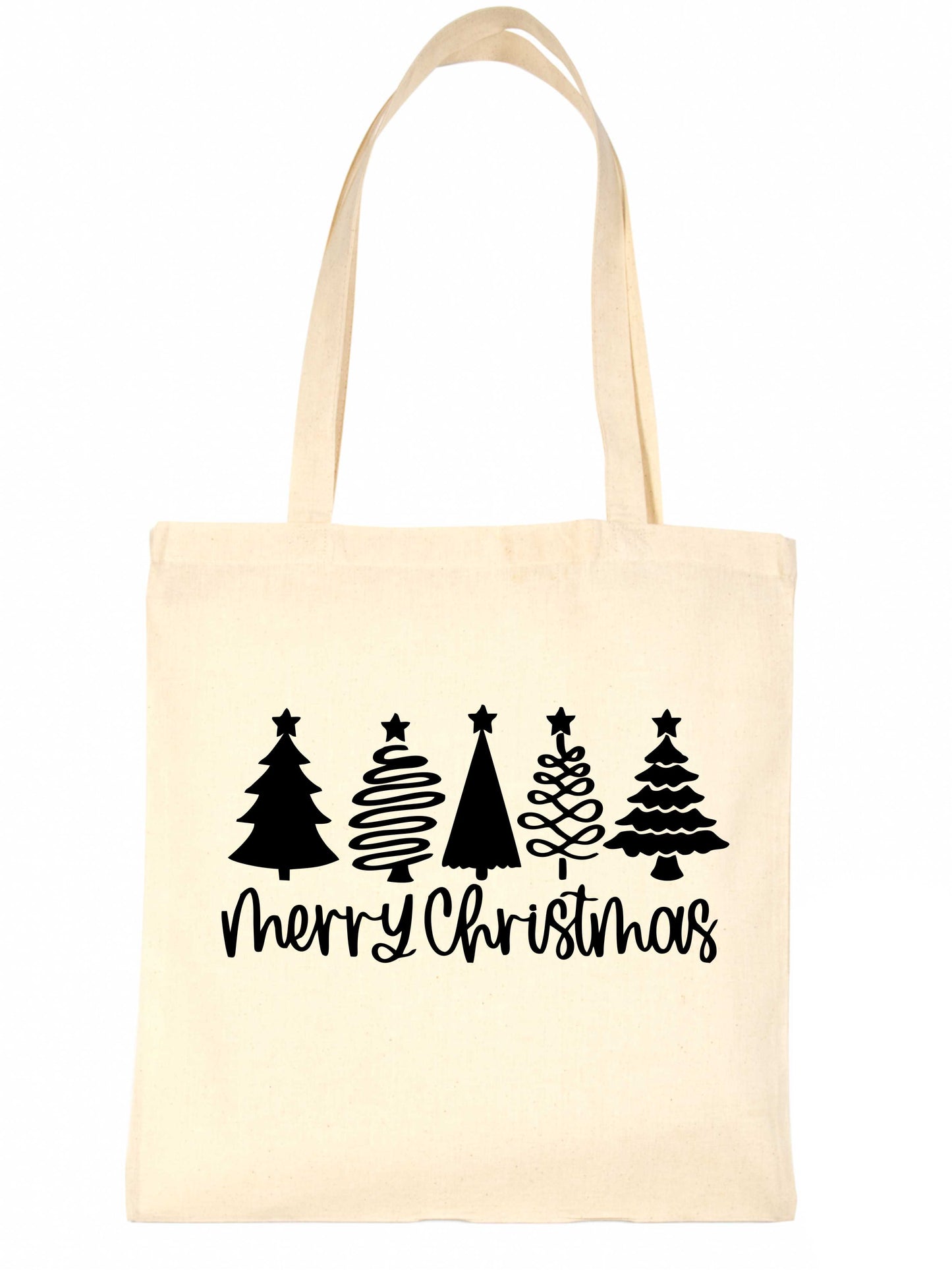 Merry Christmas Funny Reusable Shopping Tote Bag Ideal For Xmas Present