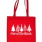 Merry Christmas Funny Reusable Shopping Tote Bag Ideal For Xmas Present