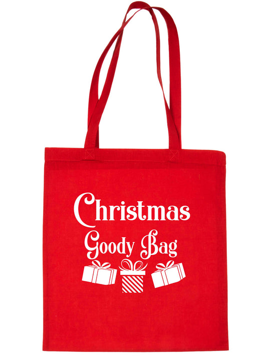 Christmas Goody Bag Ladies Reusable Shopping Tote Bag Ideal For Xmas Present