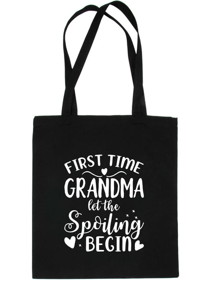 First Time Grandma Nan Funny Bag For Life Shopping Tote Bag