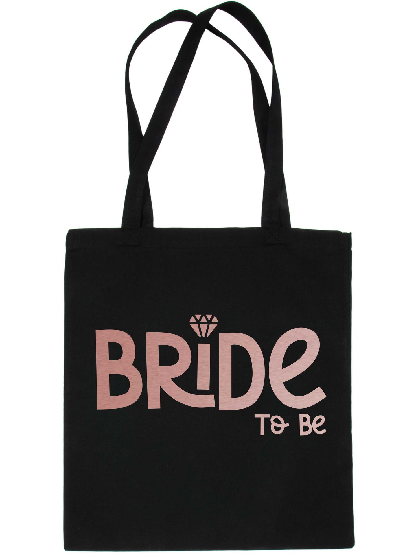Bride To Be In Rose Gold Print Hen Party Wedding Gift Resuable Shopping Bag