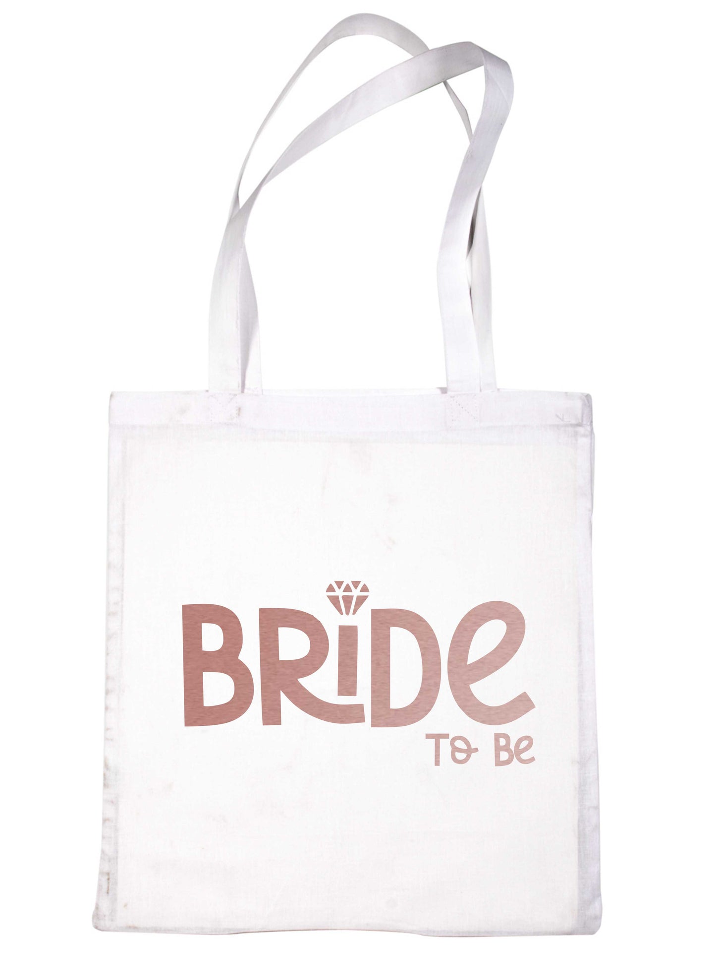 Bride To Be In Rose Gold Print Hen Party Wedding Gift Resuable Shopping Bag