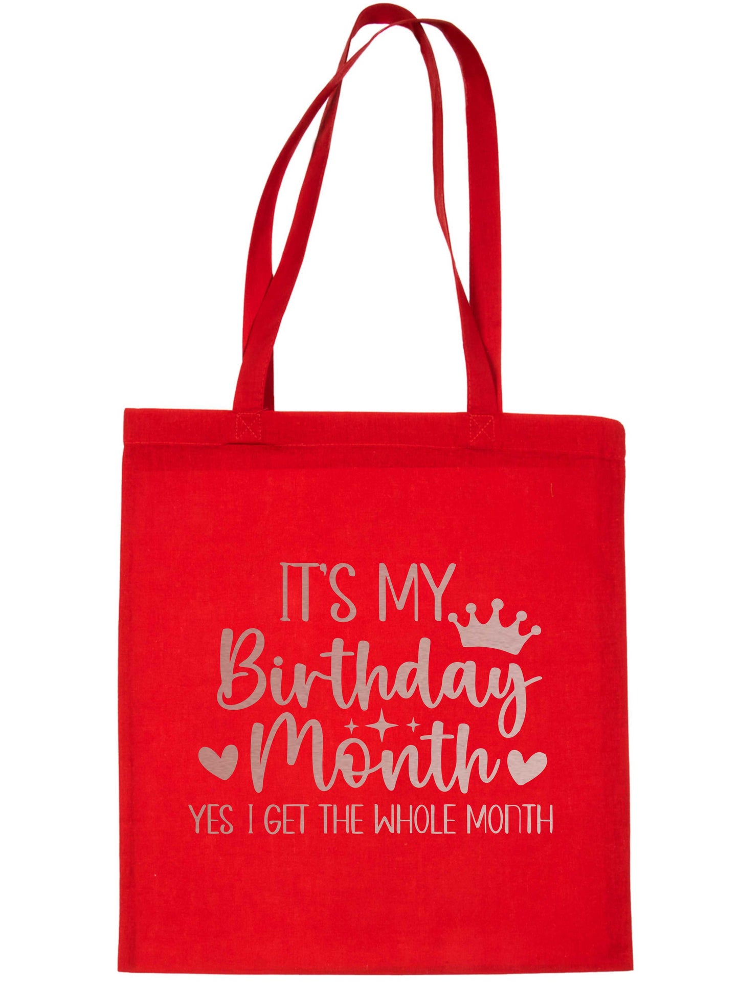 It's My Birthday Month In Rose Gold Print Birthday Gift Resuable Shopping Bag