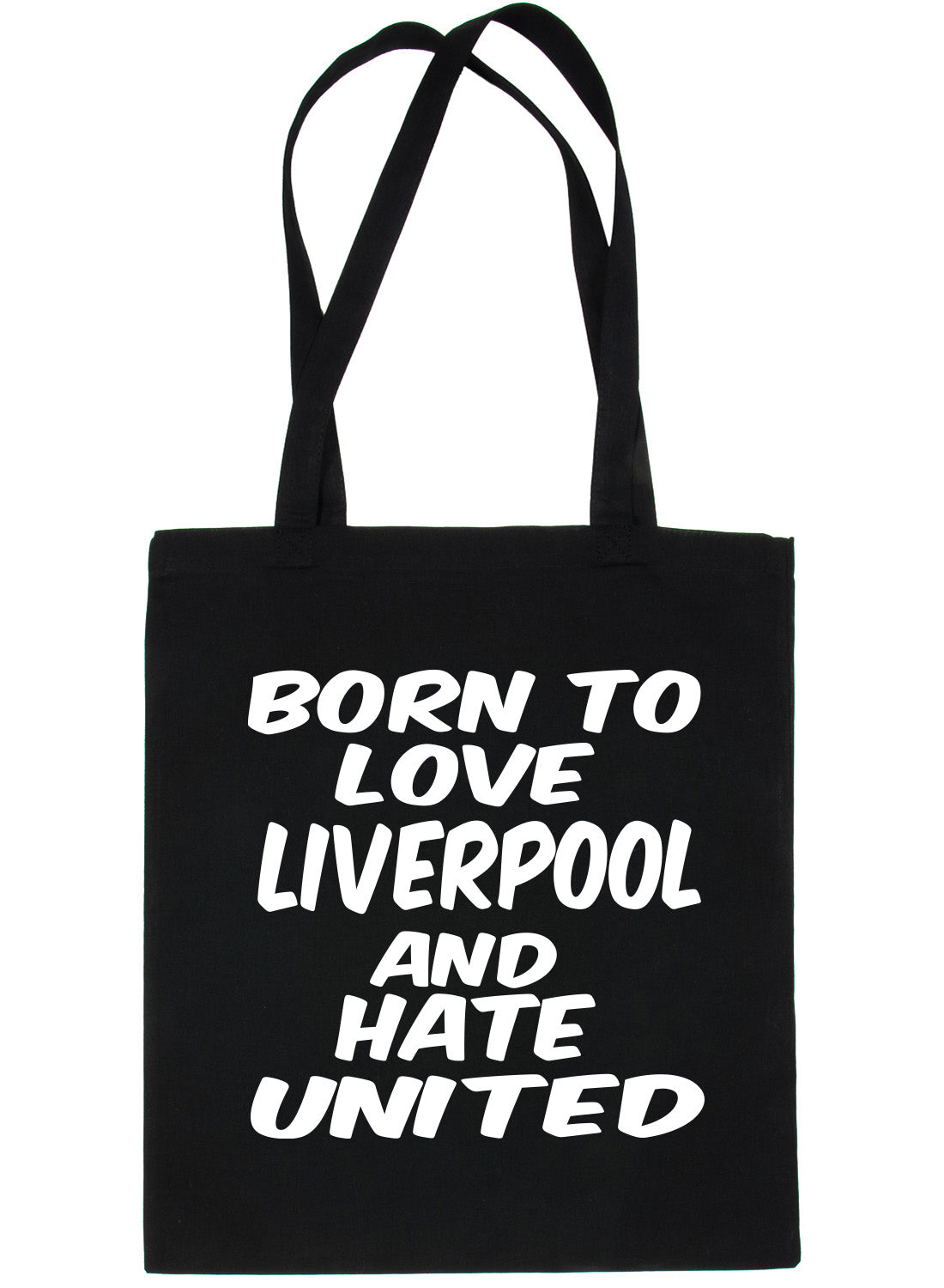 Born To Love Liverpool Football Shopping Tote Bag Ladies Gift