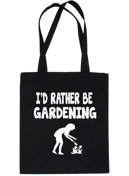 I'd Rather Be Gardening Gardener Shopping Tote Bag Ladies Gift