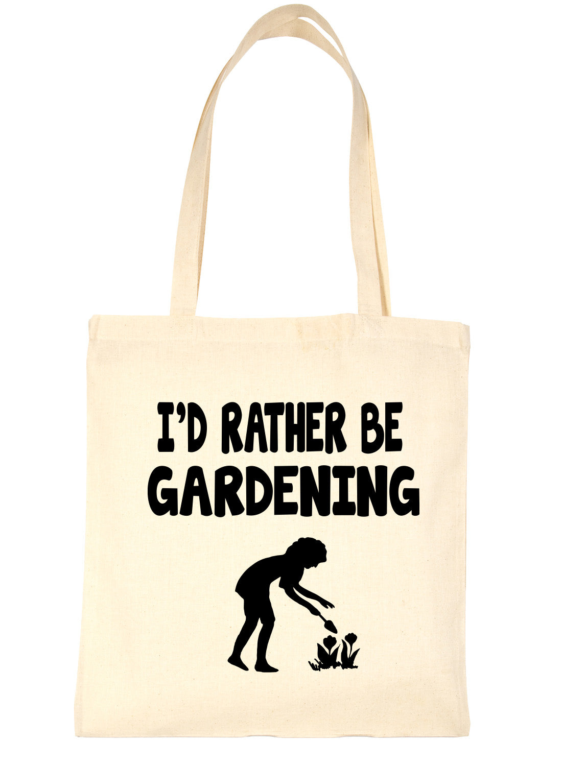 I'd Rather Be Gardening Gardener Shopping Tote Bag Ladies Gift