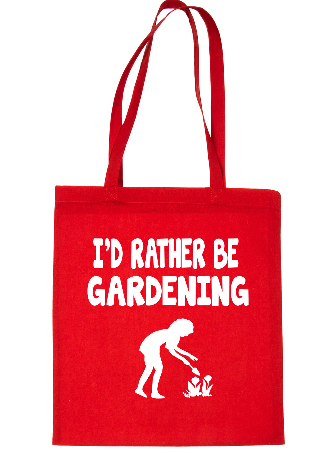 I'd Rather Be Gardening Gardener Shopping Tote Bag Ladies Gift