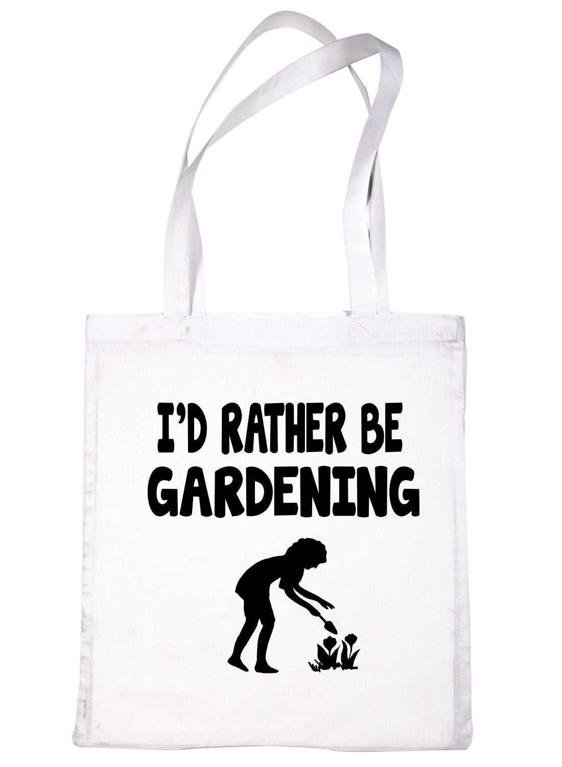 I'd Rather Be Gardening Gardener Shopping Tote Bag Ladies Gift