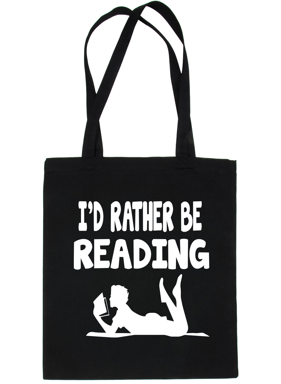 I'd Rather Be Reading Shopping Tote Bag Ladies Gift