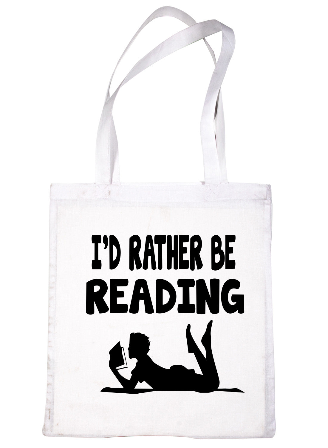 I'd Rather Be Reading Shopping Tote Bag Ladies Gift