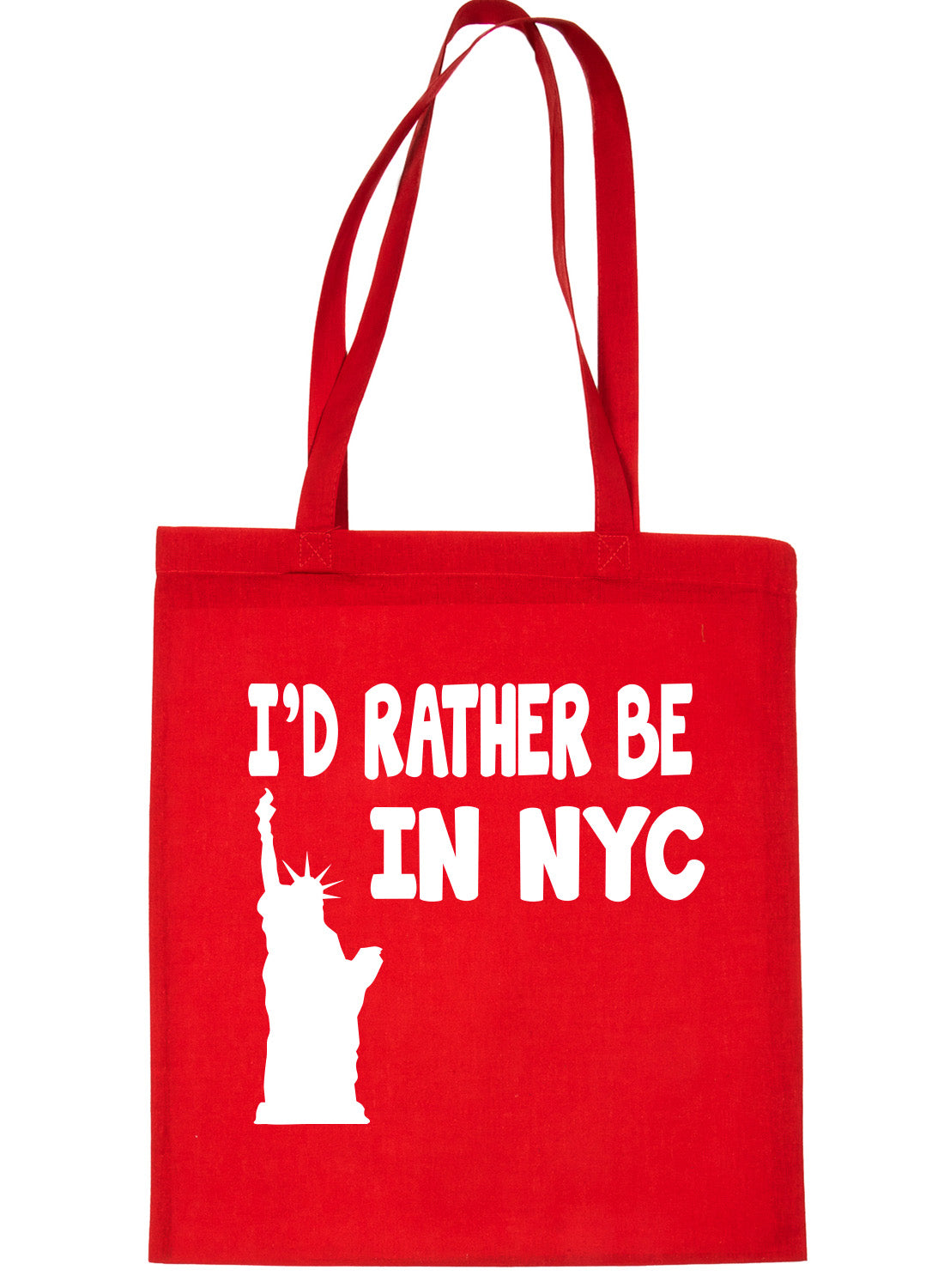 I'd Rather Be In New York NYC Shopping Tote Bag Ladies Gift