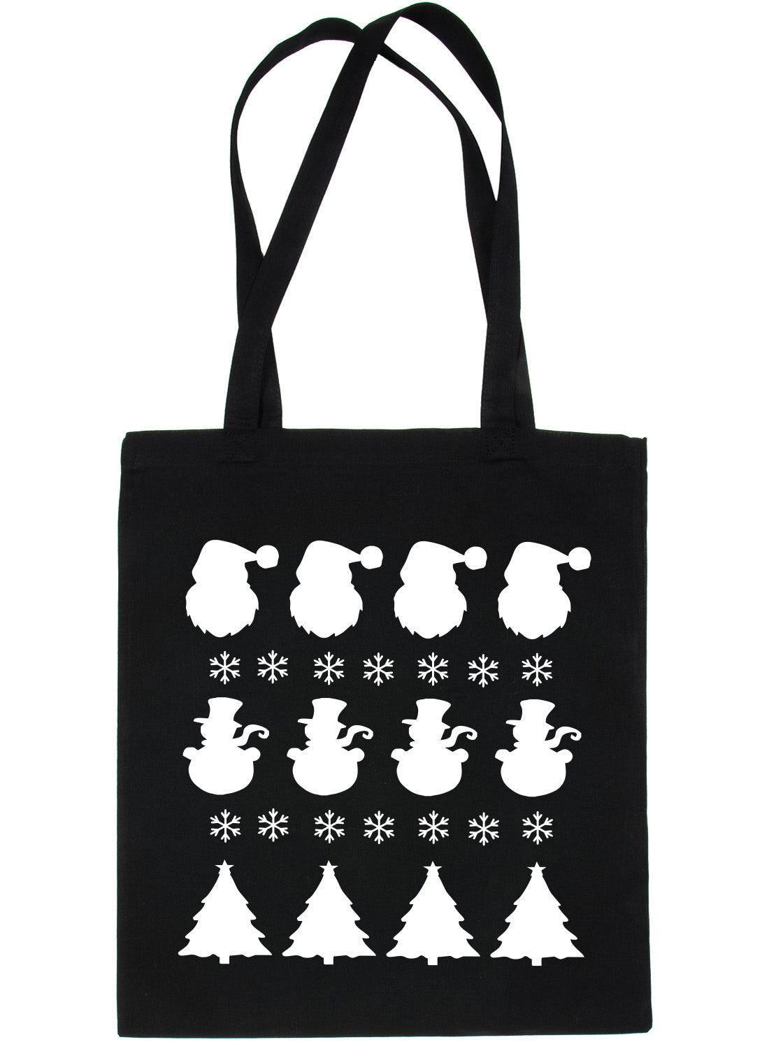 Santa Claus Father Christmas Snowman Shopping Tote Bag Ladies Gift