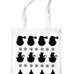 Santa Claus Father Christmas Snowman Shopping Tote Bag Ladies Gift