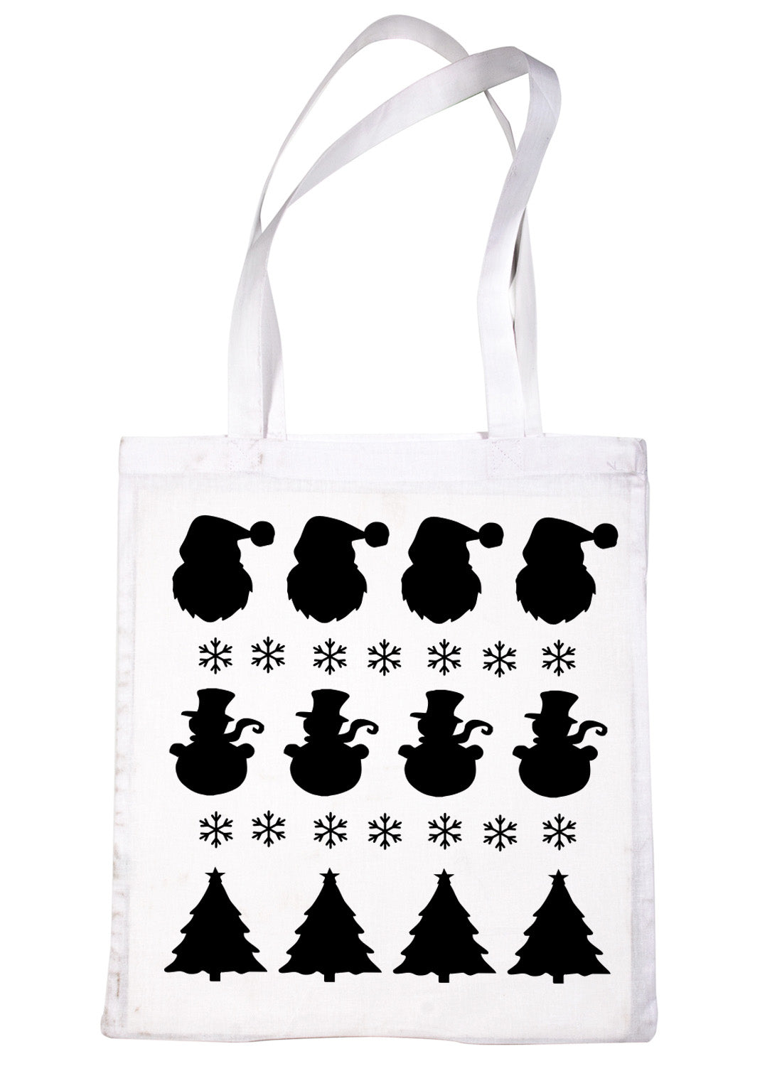 Santa Claus Father Christmas Snowman Shopping Tote Bag Ladies Gift