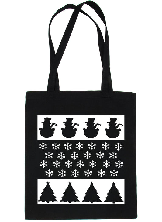 Snowman Father Christmas Santa Claus Shopping Tote Bag Ladies Gift