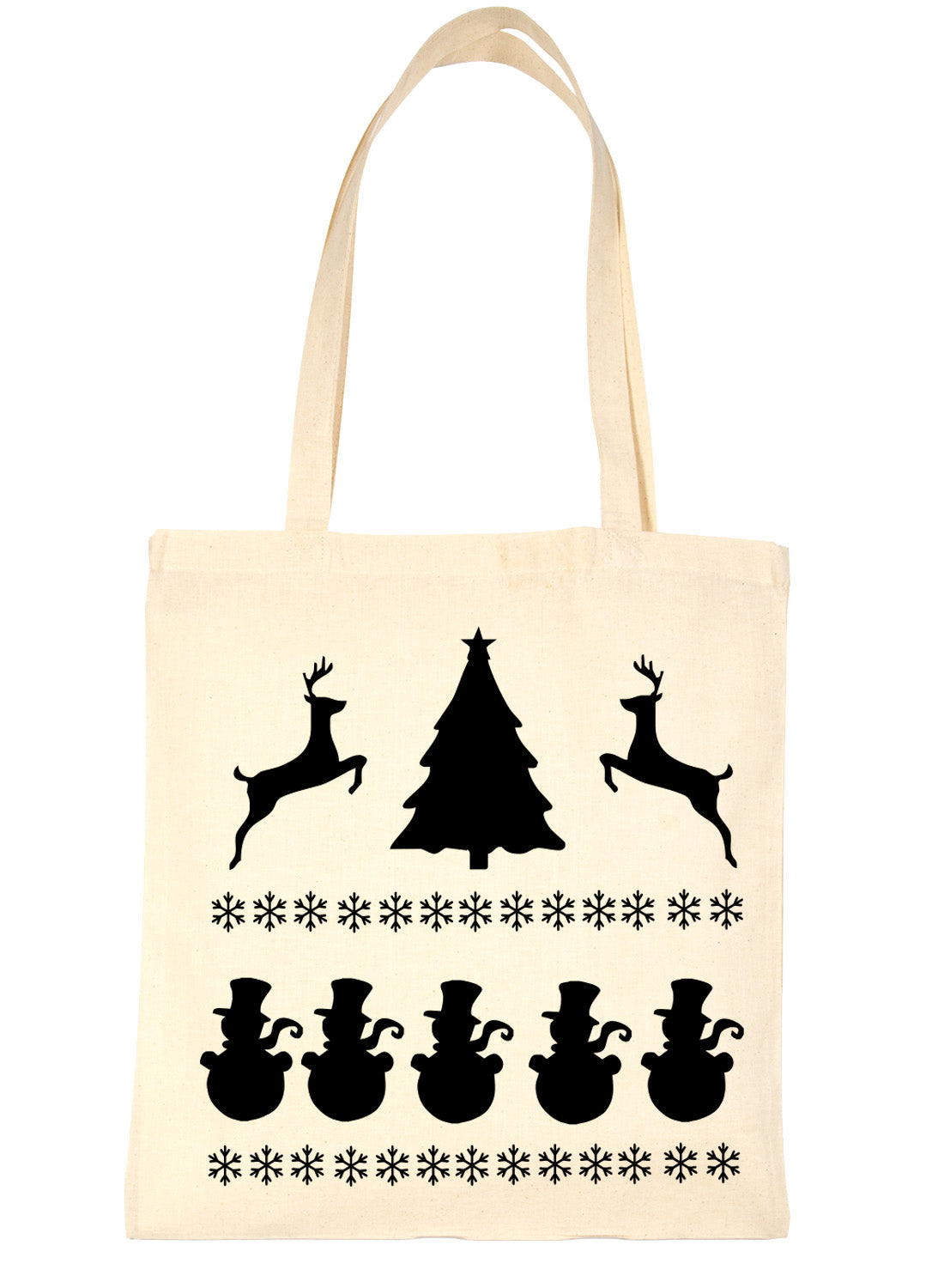 Reindeer Father Christmas Santa Claus Shopping Tote Bag Ladies Gift