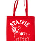 Staffie Bull Terrier Dog Lover Present Shopping Tote Bag Ladies Gift