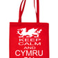 Wales Welsh Keep Calm & Cymru On Shopping Tote Bag Ladies Gift