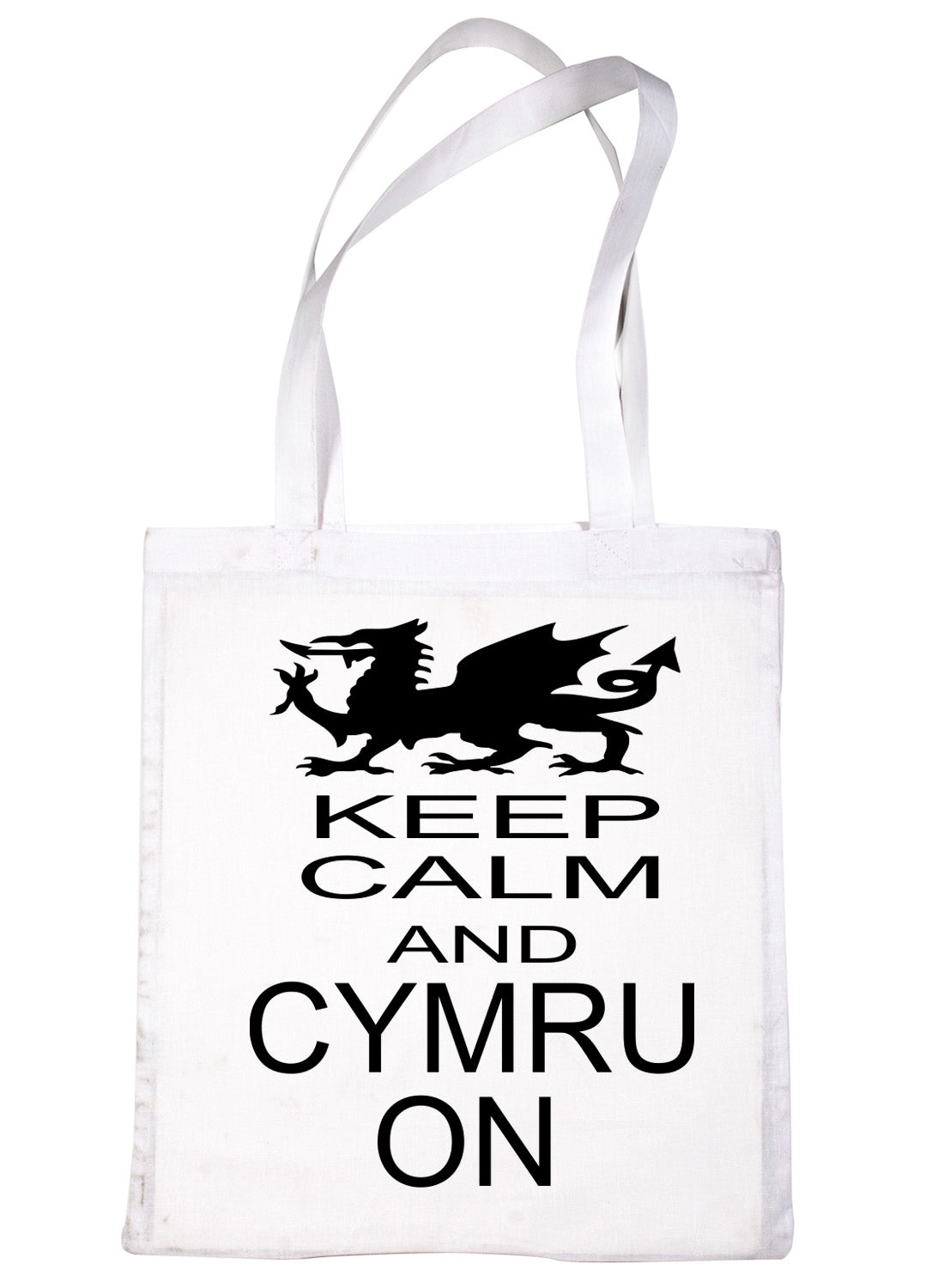 Wales Welsh Keep Calm & Cymru On Shopping Tote Bag Ladies Gift