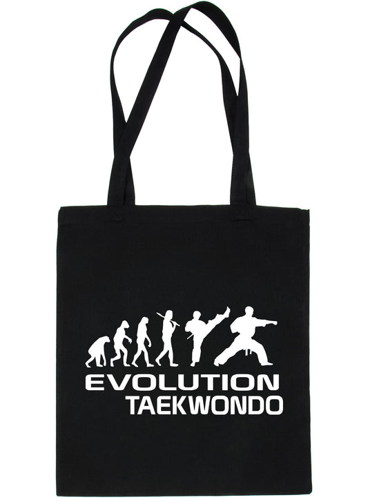 Evolution Of Taekwondo Martial Arts Karate Shopping Tote Bag Ladies Gift