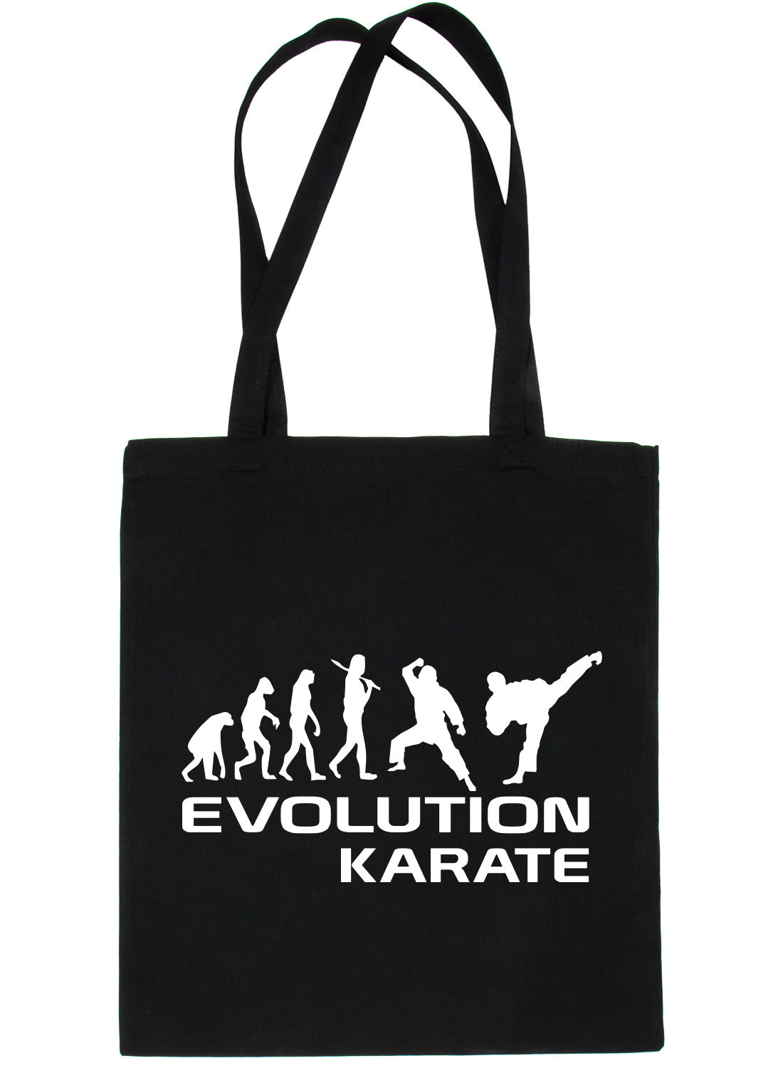 Evolution Of Karate Martial Arts Funny Shopping Tote Bag Ladies Gift