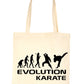 Evolution Of Karate Martial Arts Funny Shopping Tote Bag Ladies Gift