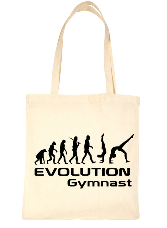 Evolution Of Gymnast Gymnastics Shopping Tote Bag Ladies Gift