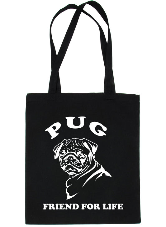 Pug Dog Lover Present Shopping Tote Bag Ladies Gift