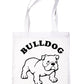 Bulldog Dog Lover Funny Shopping Tote Bag Ladies Gift