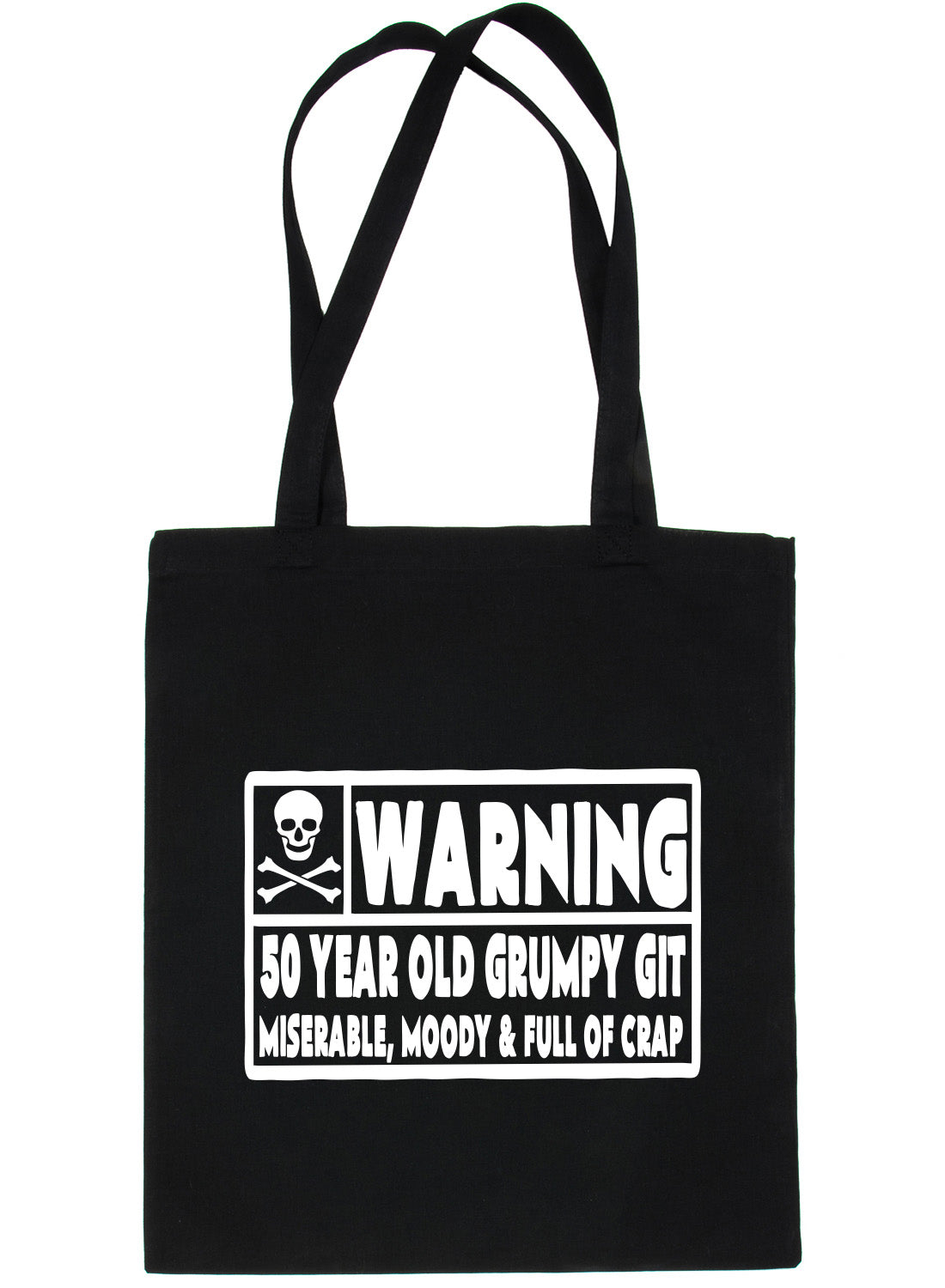 50 Year Old Git 50th Birthday Present Shopping Tote Bag Ladies Gift