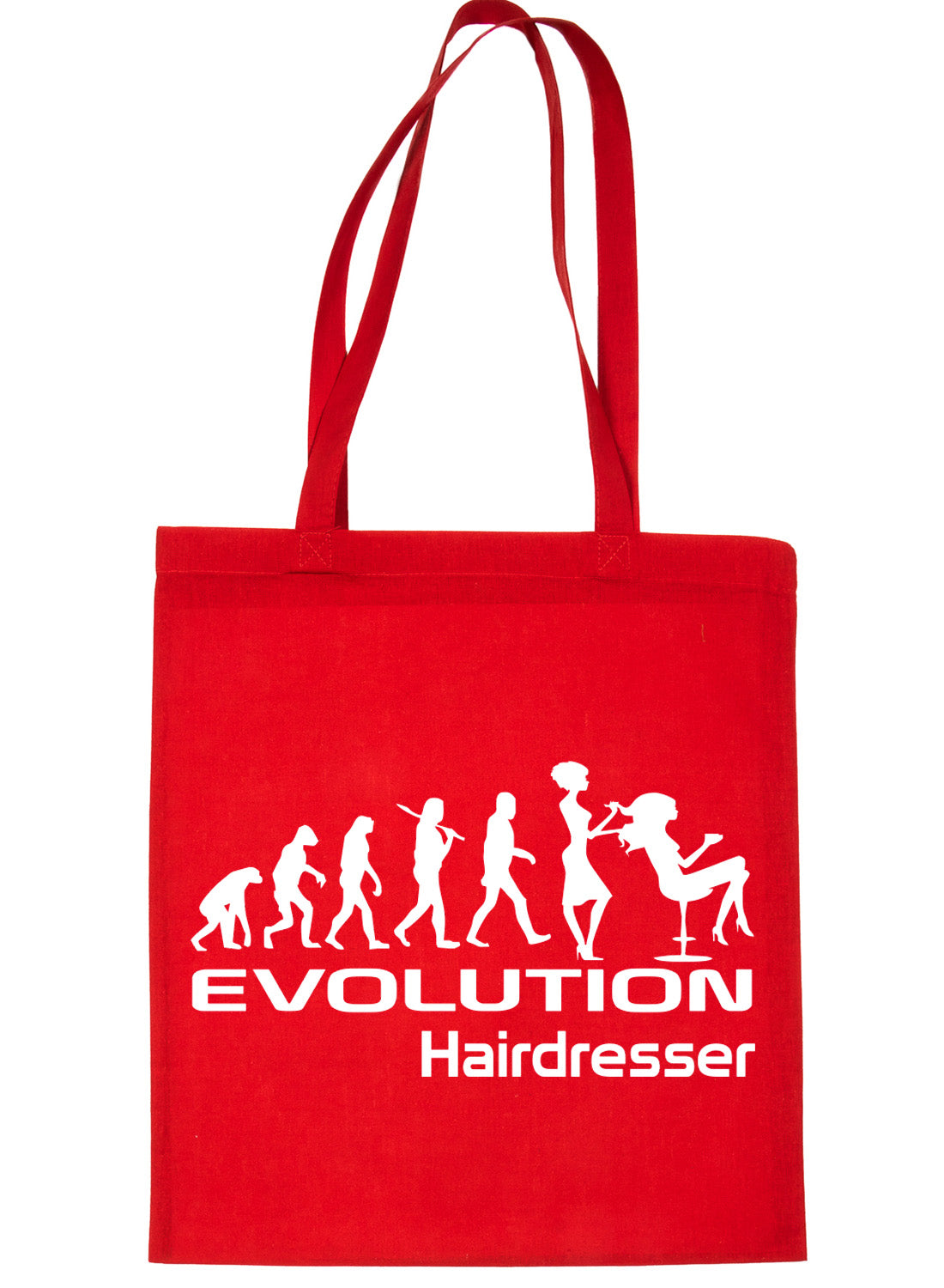 Evolution Of Hairdresser Hairdressing Shopping Tote Bag Ladies Gift