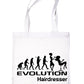 Evolution Of Hairdresser Hairdressing Shopping Tote Bag Ladies Gift