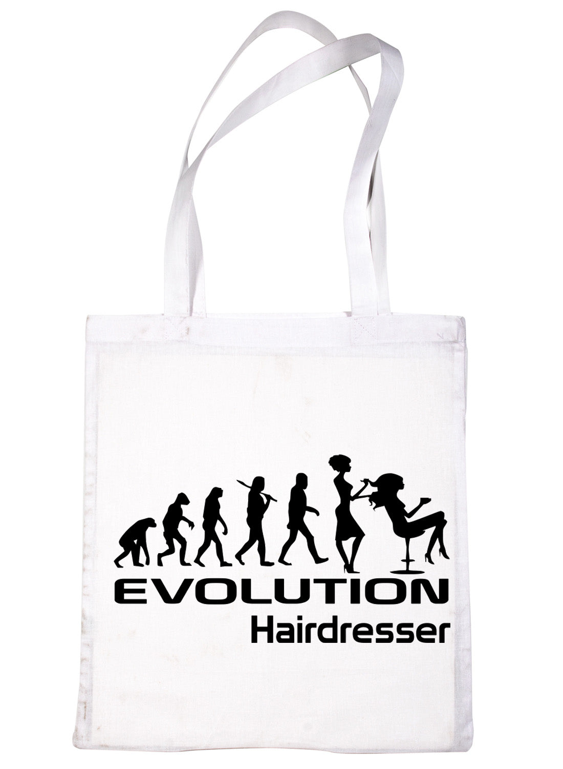 Evolution Of Hairdresser Hairdressing Shopping Tote Bag Ladies Gift