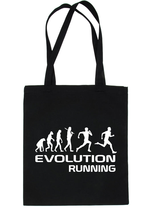 Evolution Of Runner Jogger Shopping Tote Bag Ladies Gift