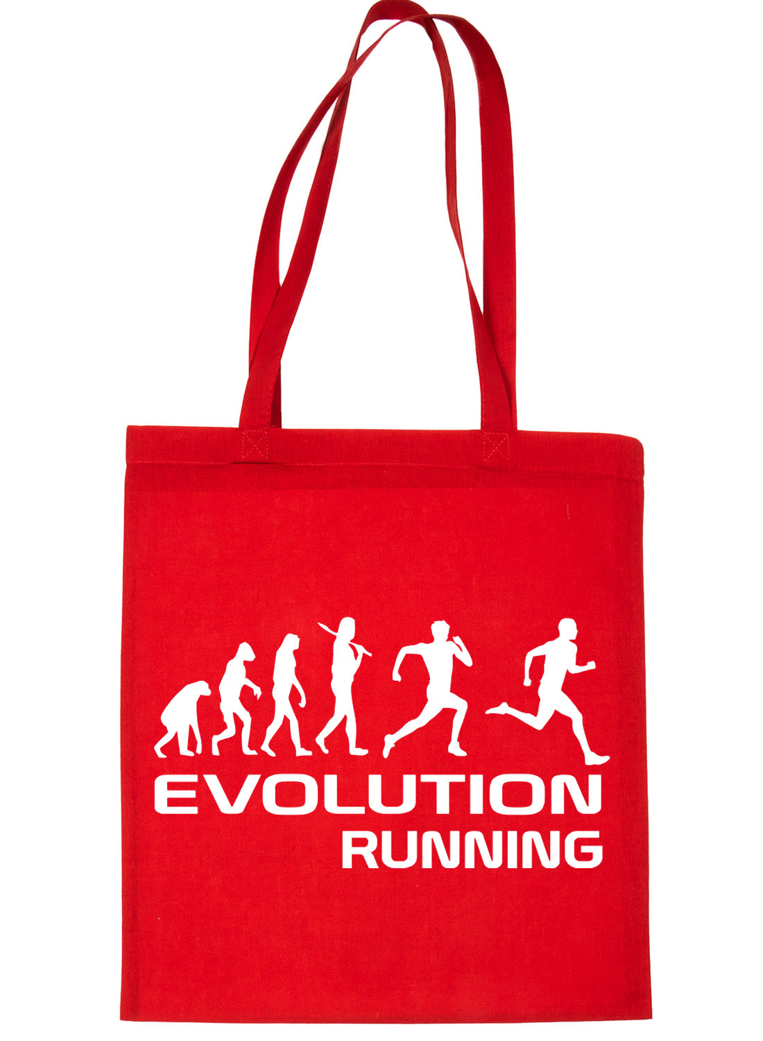 Evolution Of Runner Jogger Shopping Tote Bag Ladies Gift