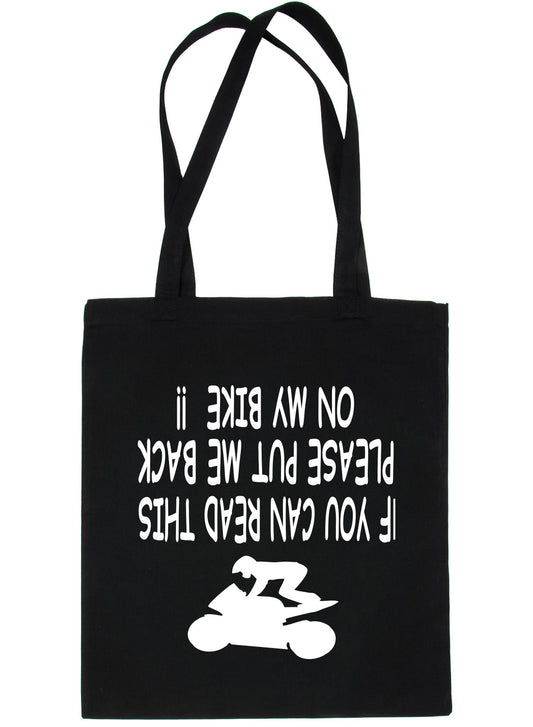 Motorbike If You Can Read This Funny Shopping Tote Bag For Life Ladies Gift