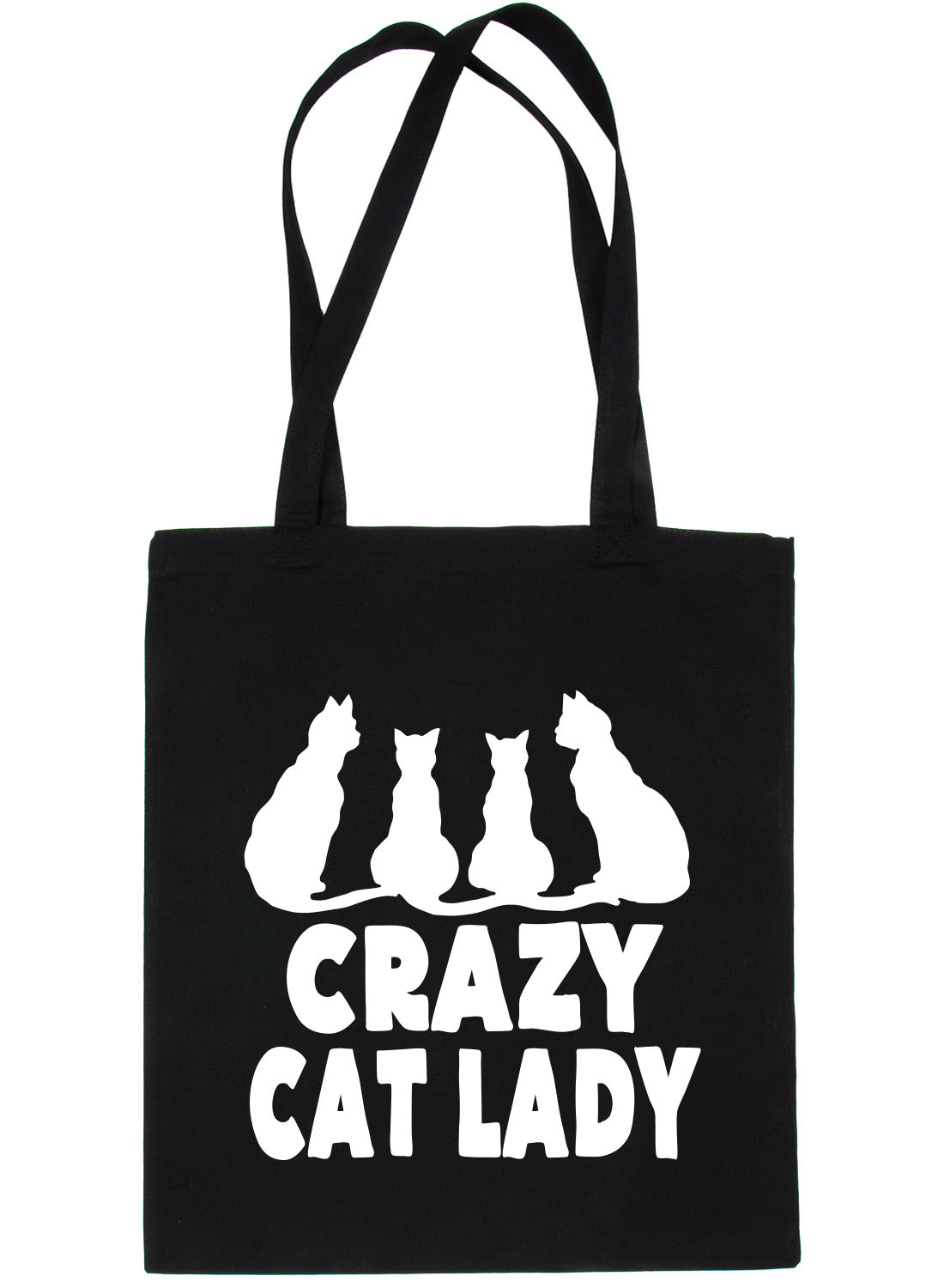 Crazy Cat Lady Funny Kitten Shopping Tote Bag For Life Ladies Gift