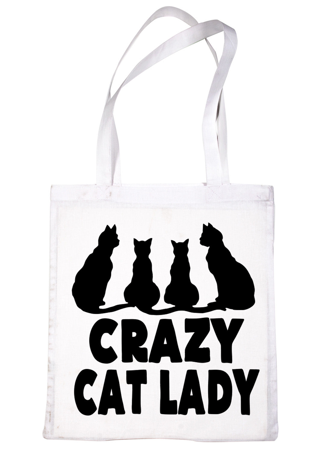 Crazy Cat Lady Funny Kitten Shopping Tote Bag For Life Ladies Gift