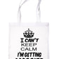 Keep Calm I'm Getting Married Wedding Shopping Tote Bag For Life Ladies Gift