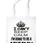 Keep Calm I'm Going To Be Mummy Mother Shopping Tote Bag For Life Ladies Gift