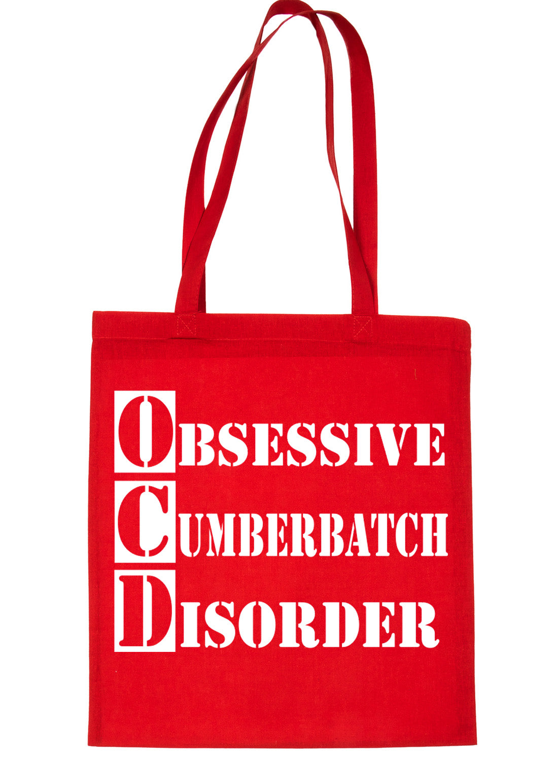 Obsessive Cumberbatch Sherlock Funny Shopping Tote Bag For Life Ladies Gift