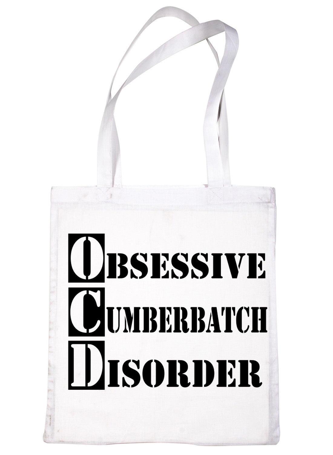 Obsessive Cumberbatch Sherlock Funny Shopping Tote Bag For Life Ladies Gift