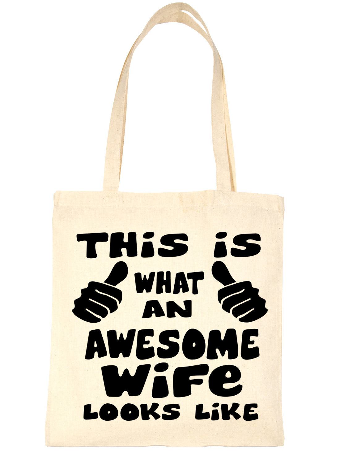 This Is What Awesome Wife Looks Like Shopping Tote Bag For Life Ladies Gift