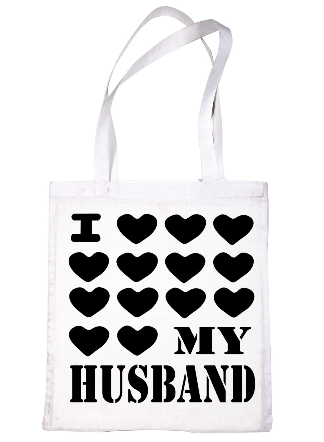I Love My Husband Wedding Marriage Funny Shopping Tote Bag For Life Ladies Gift