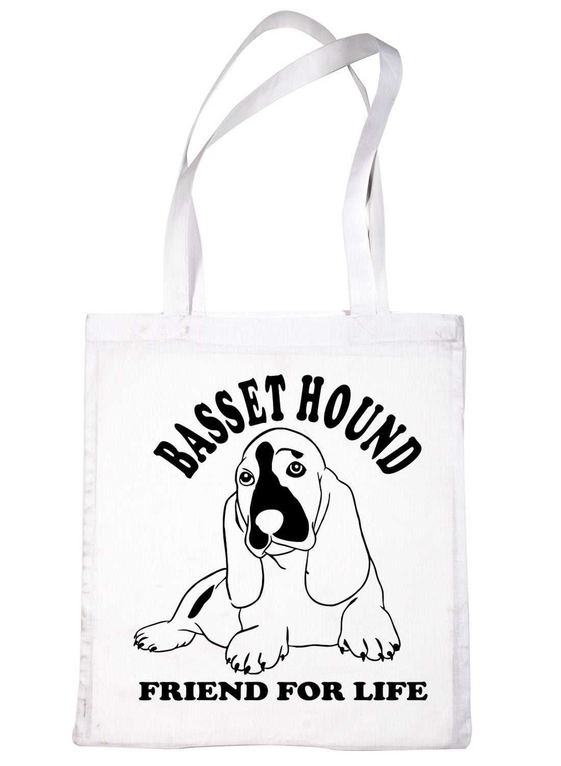 Bassett Hound Dog Lover Shopping Tote Bag For Life